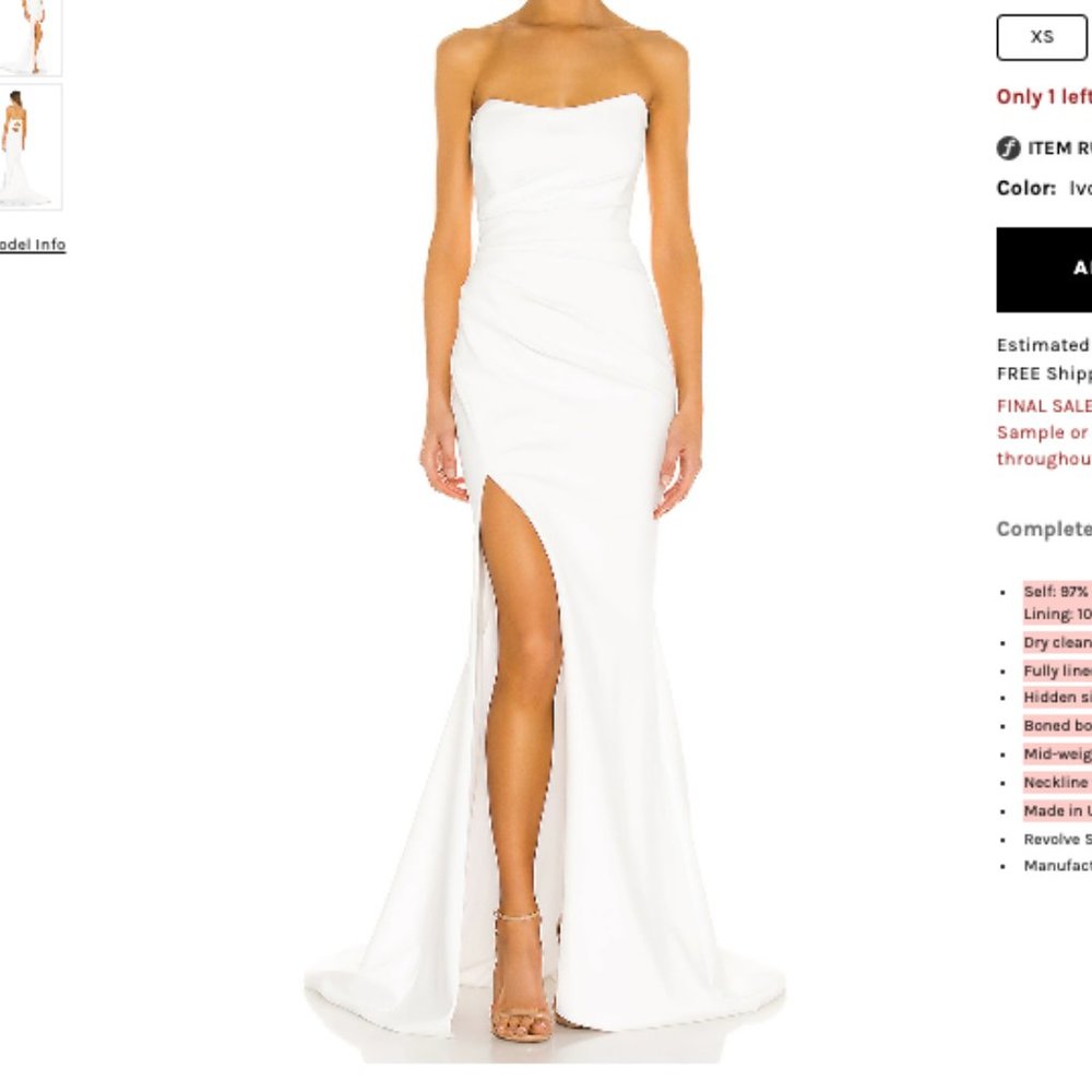 Katie May  I   NOEL AND JEAN  Divinity Gown - Ivory - NEW